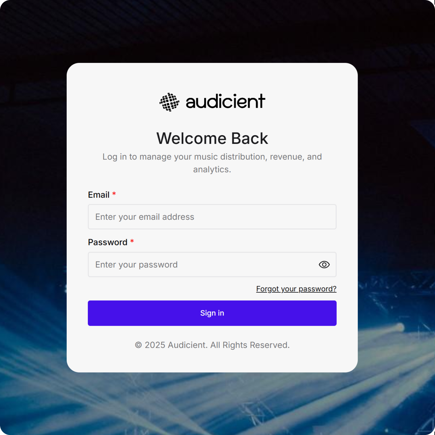 Login page customization interface with Fluid, Popup, and Split layout options